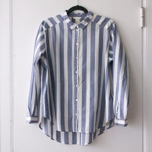 Striped Cotton Button-Down